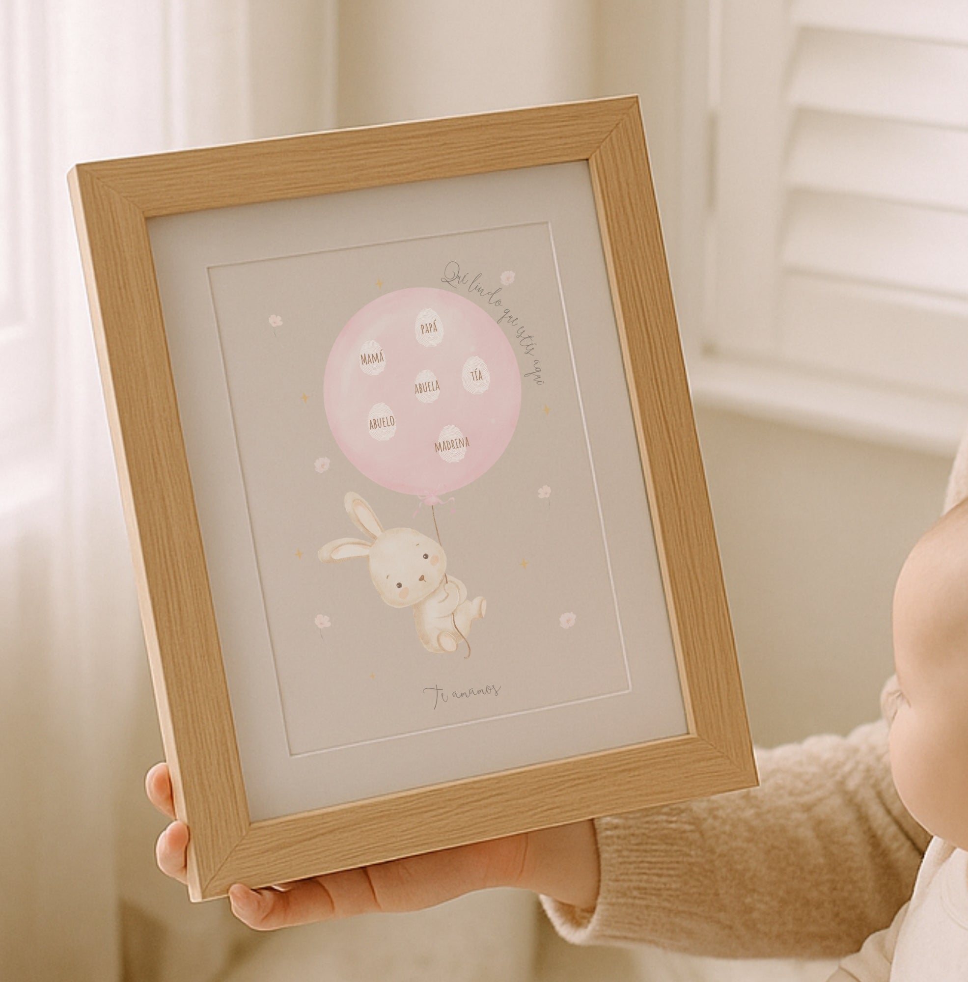 Póster Imprimible Infantil | Recuerdo de Huellitas para Fiestas y Decoración